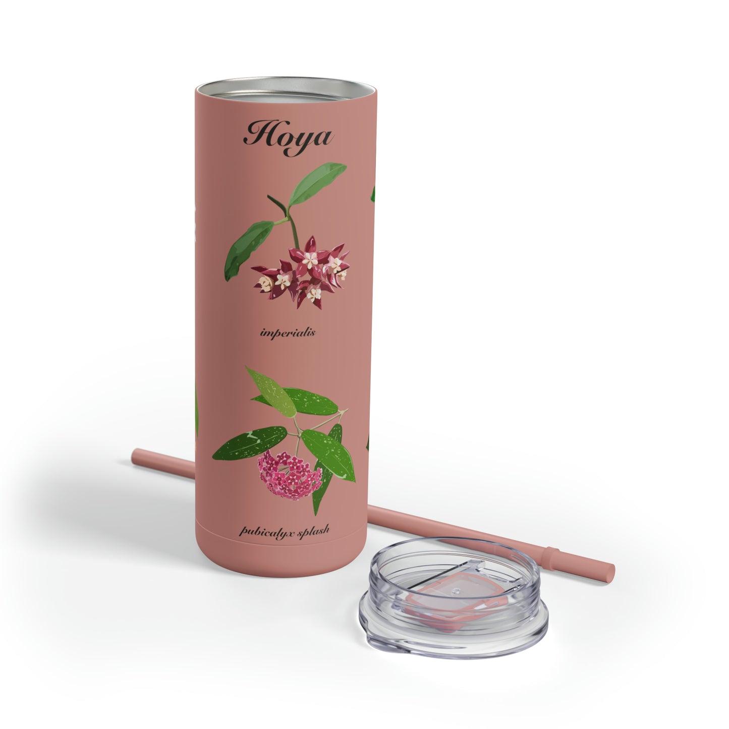 Hoyas in Bloom Tumbler. Maars Maker Skinny Matte Tumbler, 20oz. Beautiful tumbler to take with you to work, gym, hiking or plant shopping!
