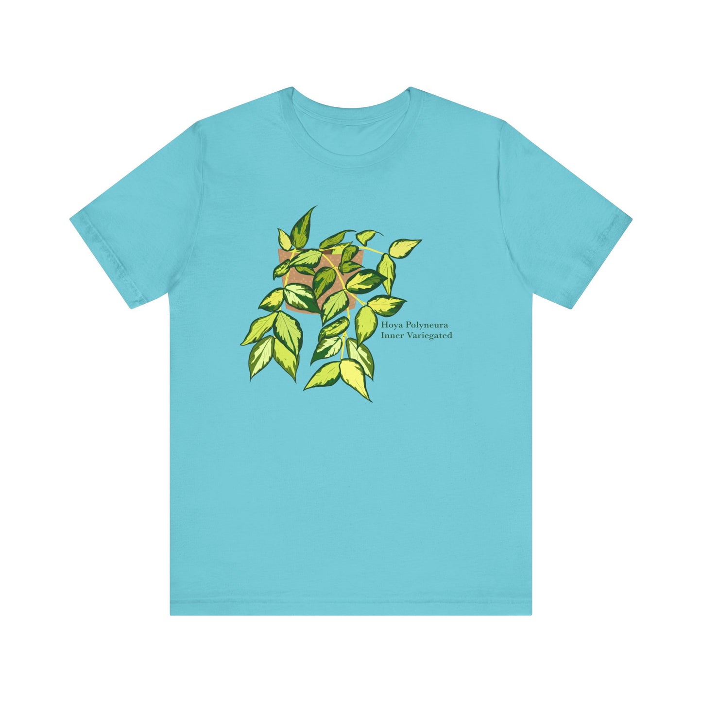 Hoya Polyneura Inner Variegated T-Shirt - Turquoise