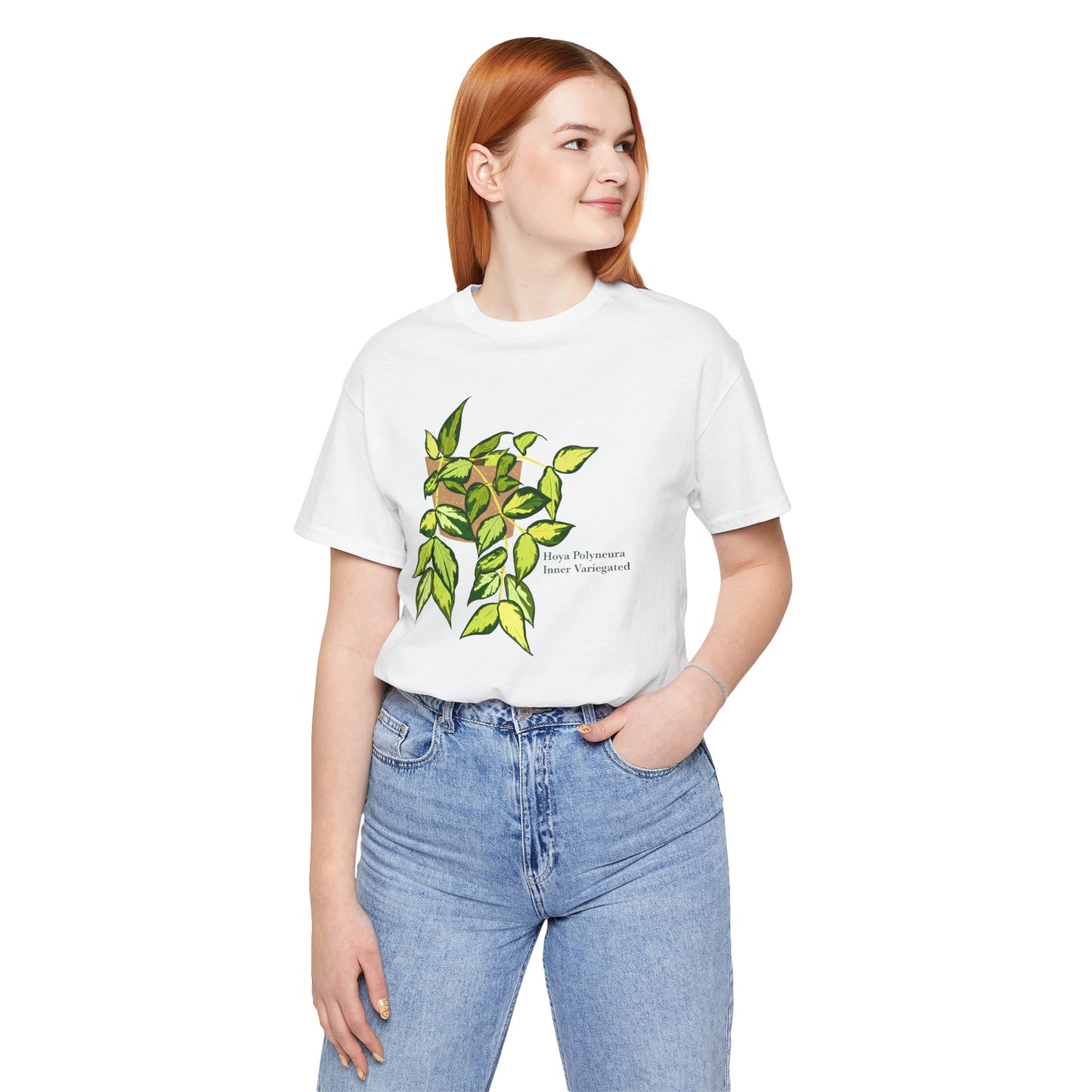Hoya Polyneura Inner Variegated T-Shirt - White