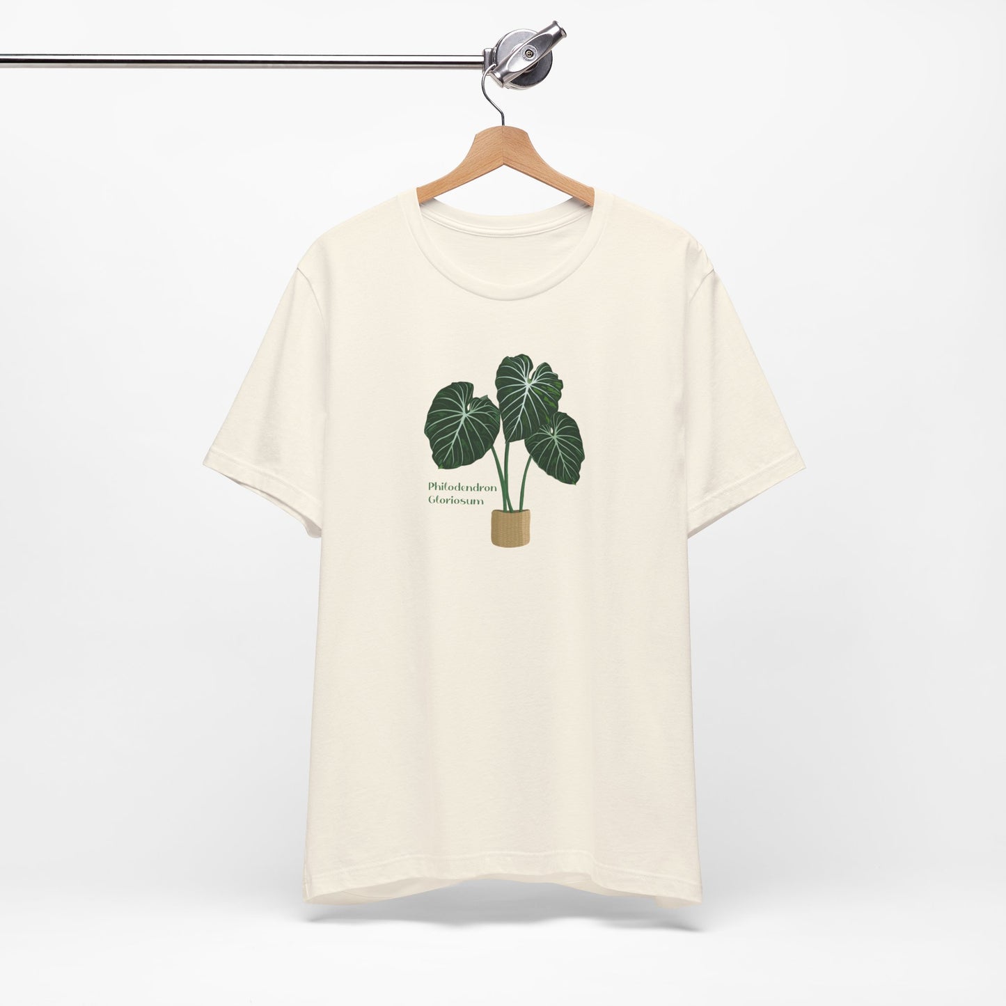 Philodendron Gloriosum Plant Lover T-Shirt - White, Natural, Black