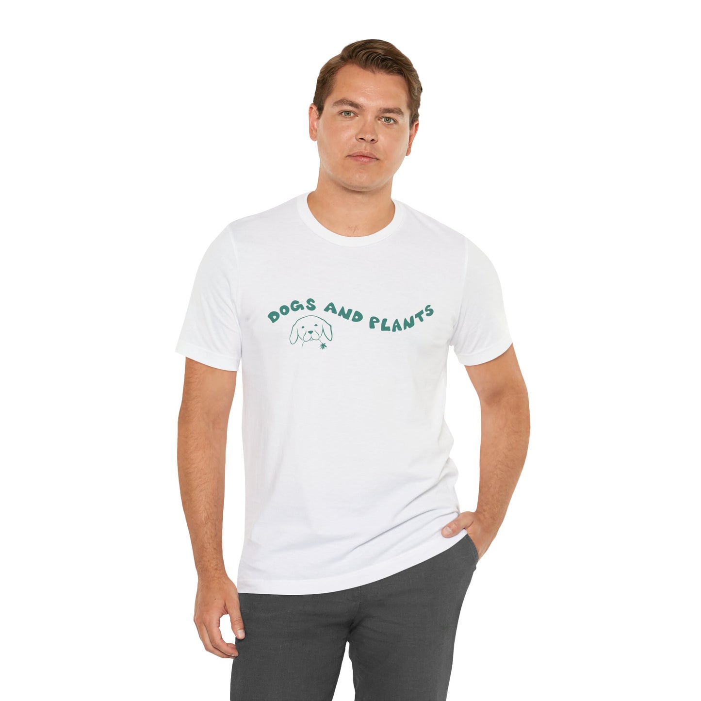 Dogs and Plants T-Shirt - White