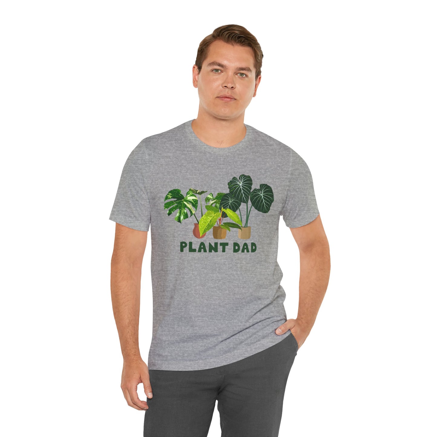 Plant Dad T-Shirt - Athletic Heather