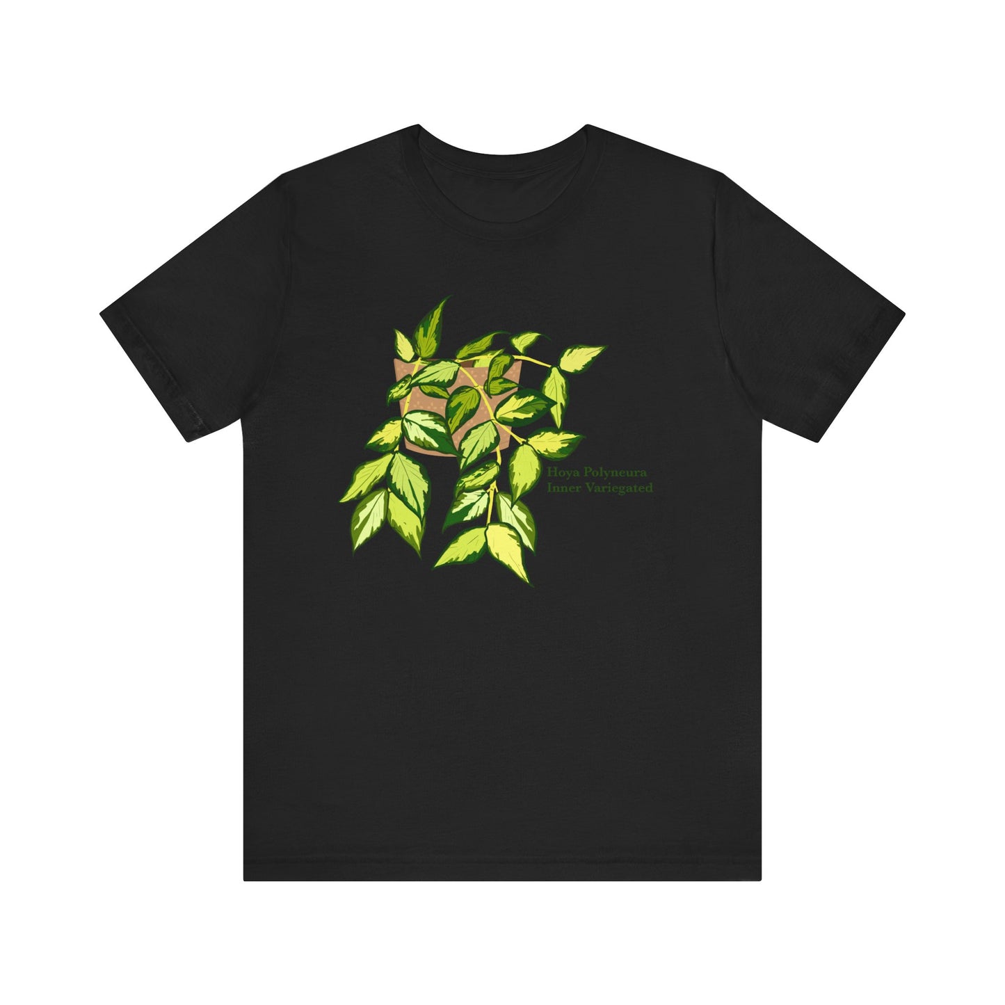 Hoya Polyneura Inner Variegated T-Shirt - Black