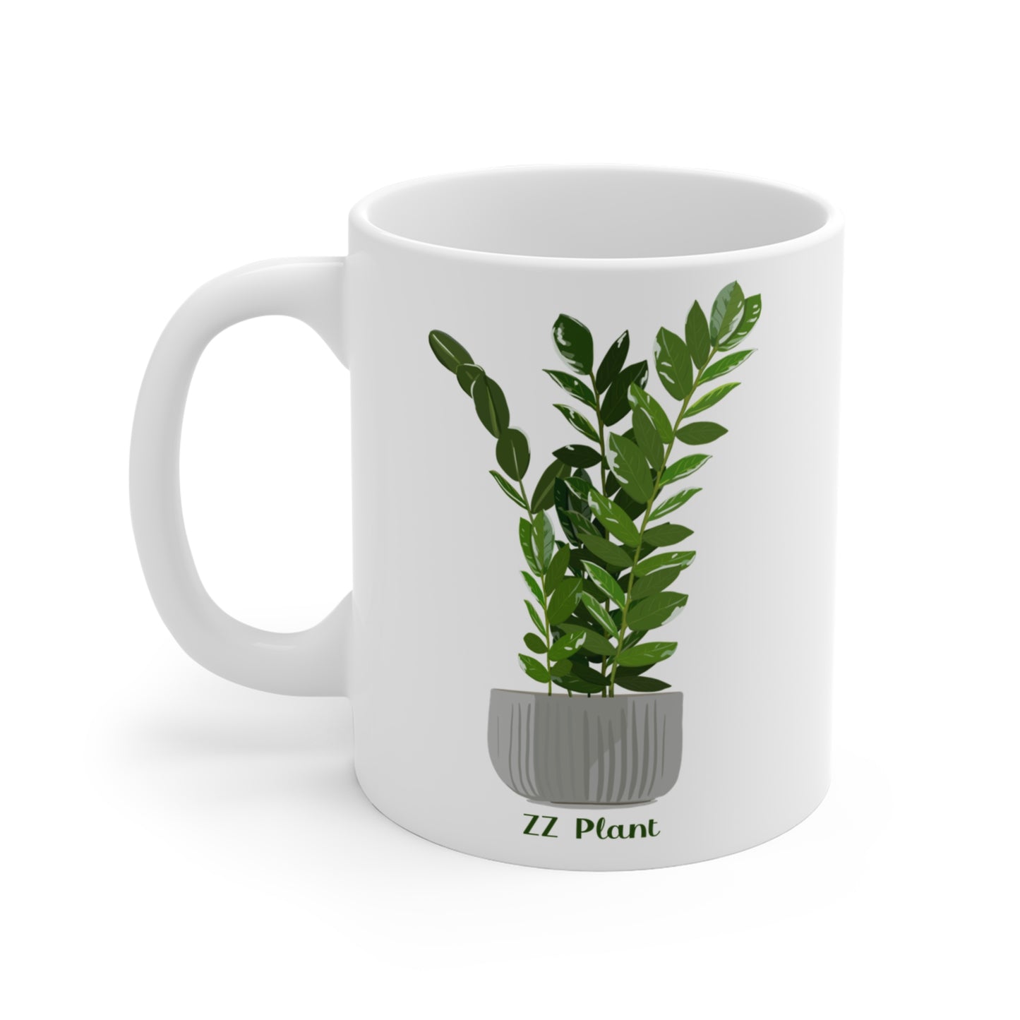 ZZ Plant Lover Mug - White
