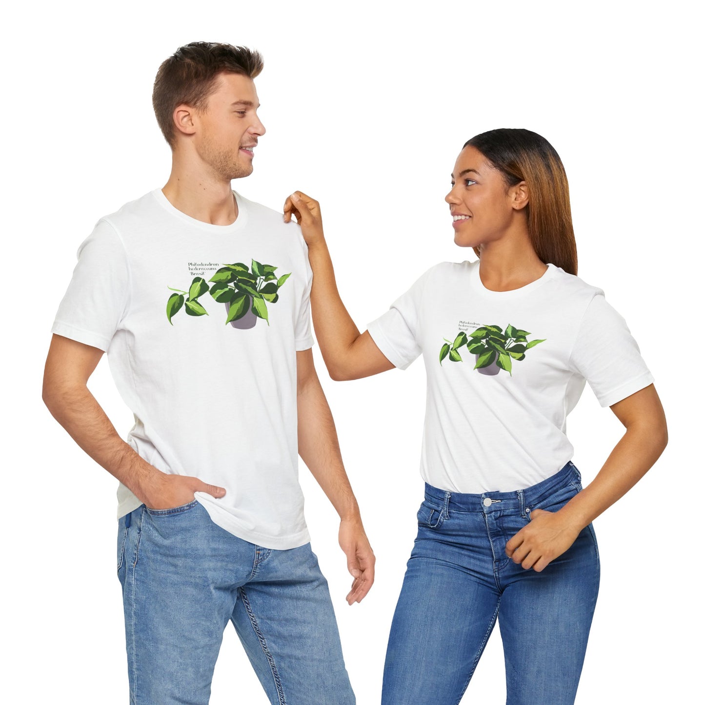 Philodendron Brasil Plant Lover T-Shirt - White