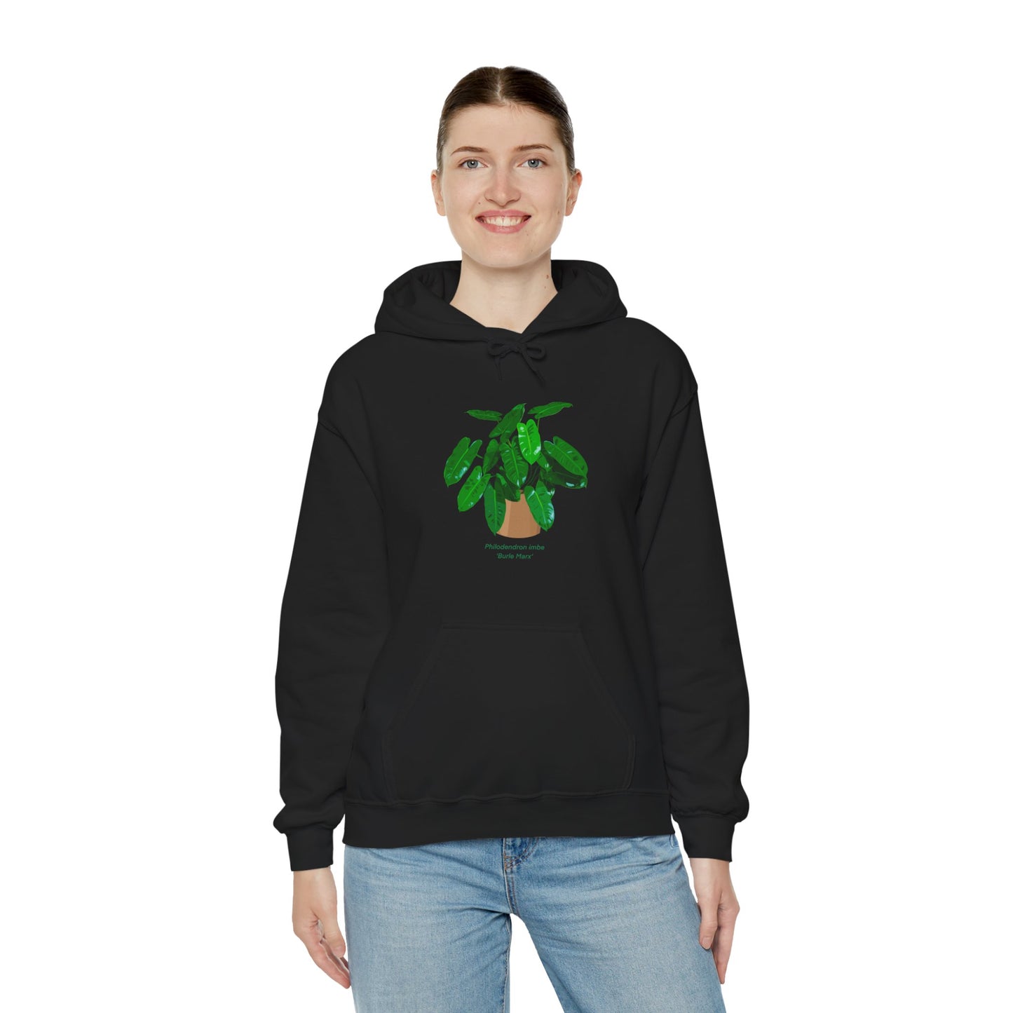 Philodendron Imbe 'Burle Marx' Plant Hoodie