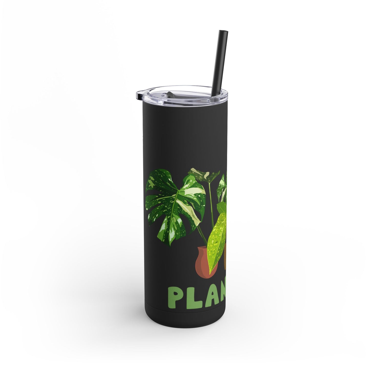 Plant Dad Design on Maars Maker Skinny Matte Tumbler, 20oz. for Plant Lovers and Father's Day