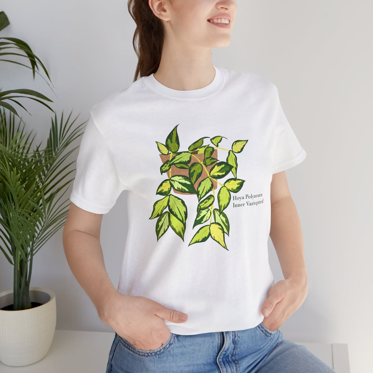 Hoya Polyneura Inner Variegated T-Shirt - White