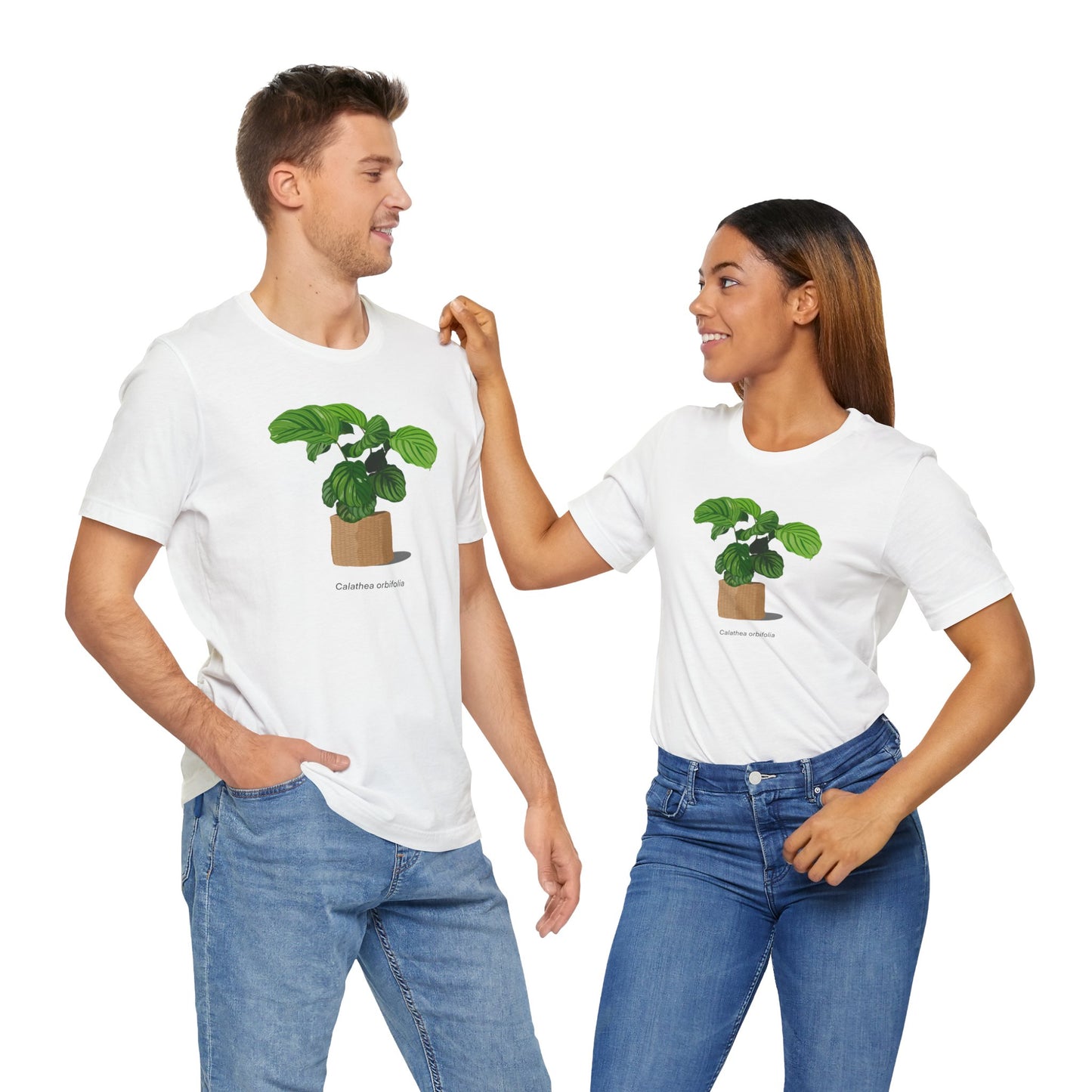 Calathea Orbifolia Plant Lover T-Shirt - White