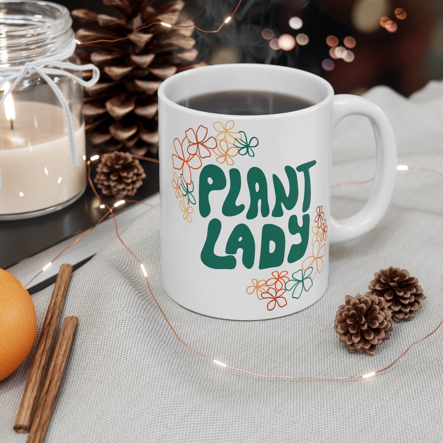 Plant Lady Mug - White