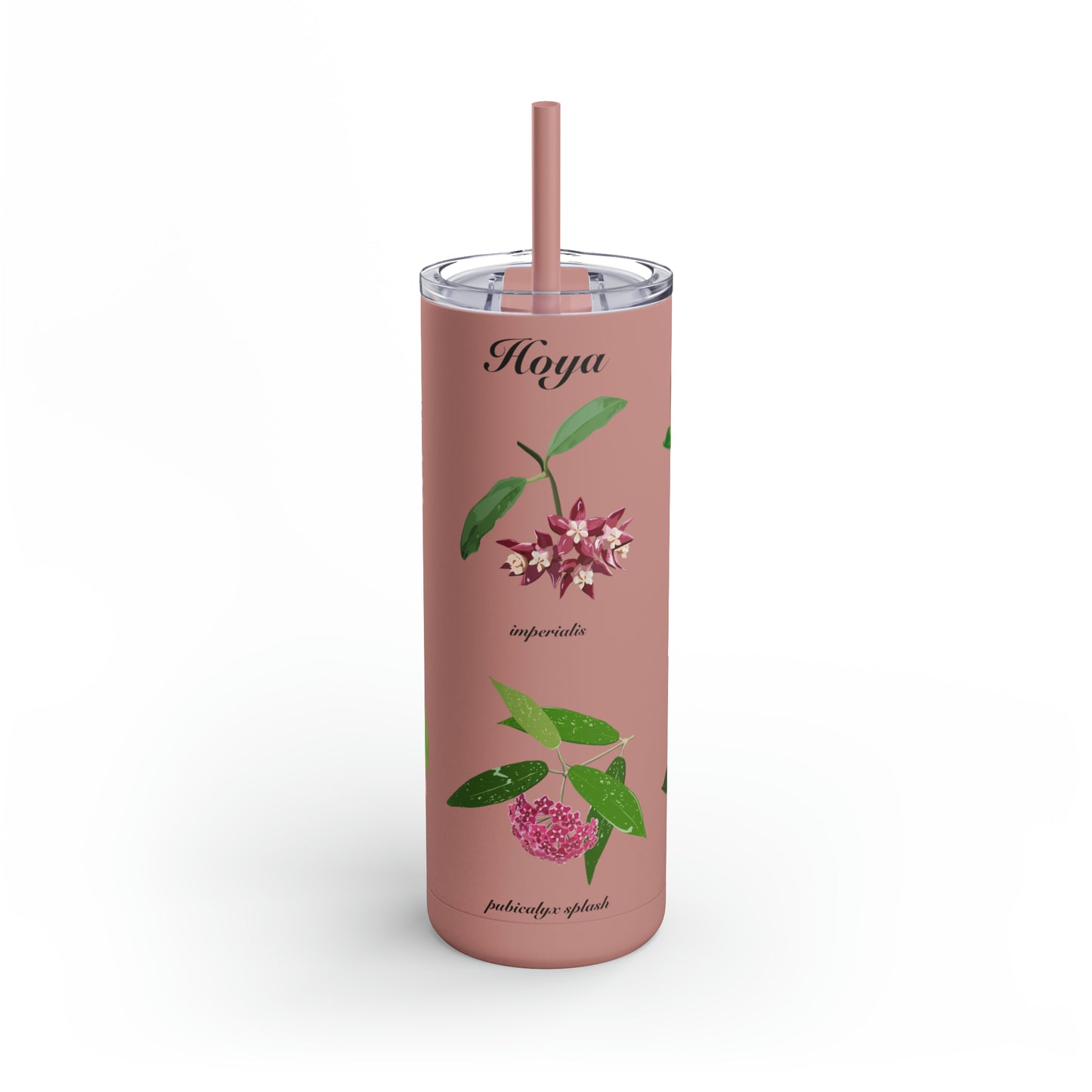 Hoyas in Bloom Tumbler. Maars Maker Skinny Matte Tumbler, 20oz. Beautiful tumbler to take with you to work, gym, hiking or plant shopping!