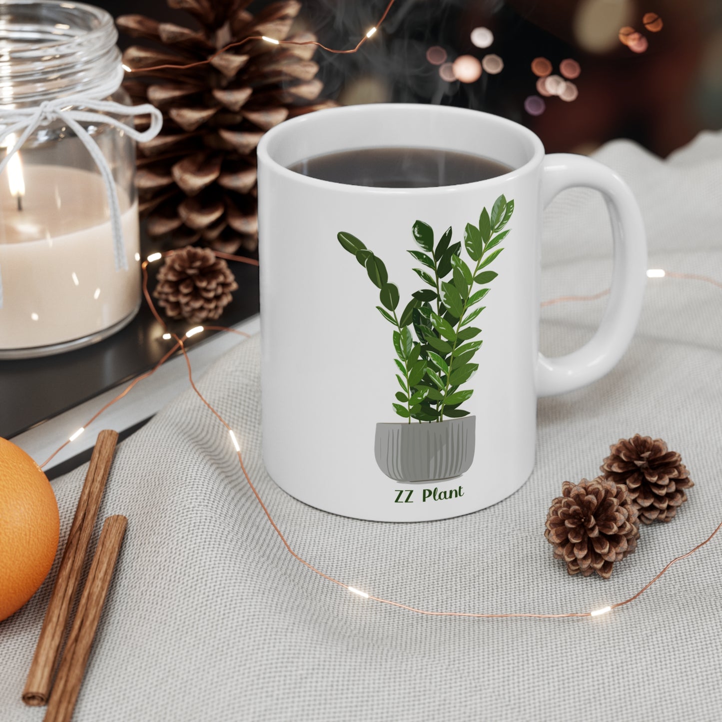 ZZ Plant Lover Mug - White