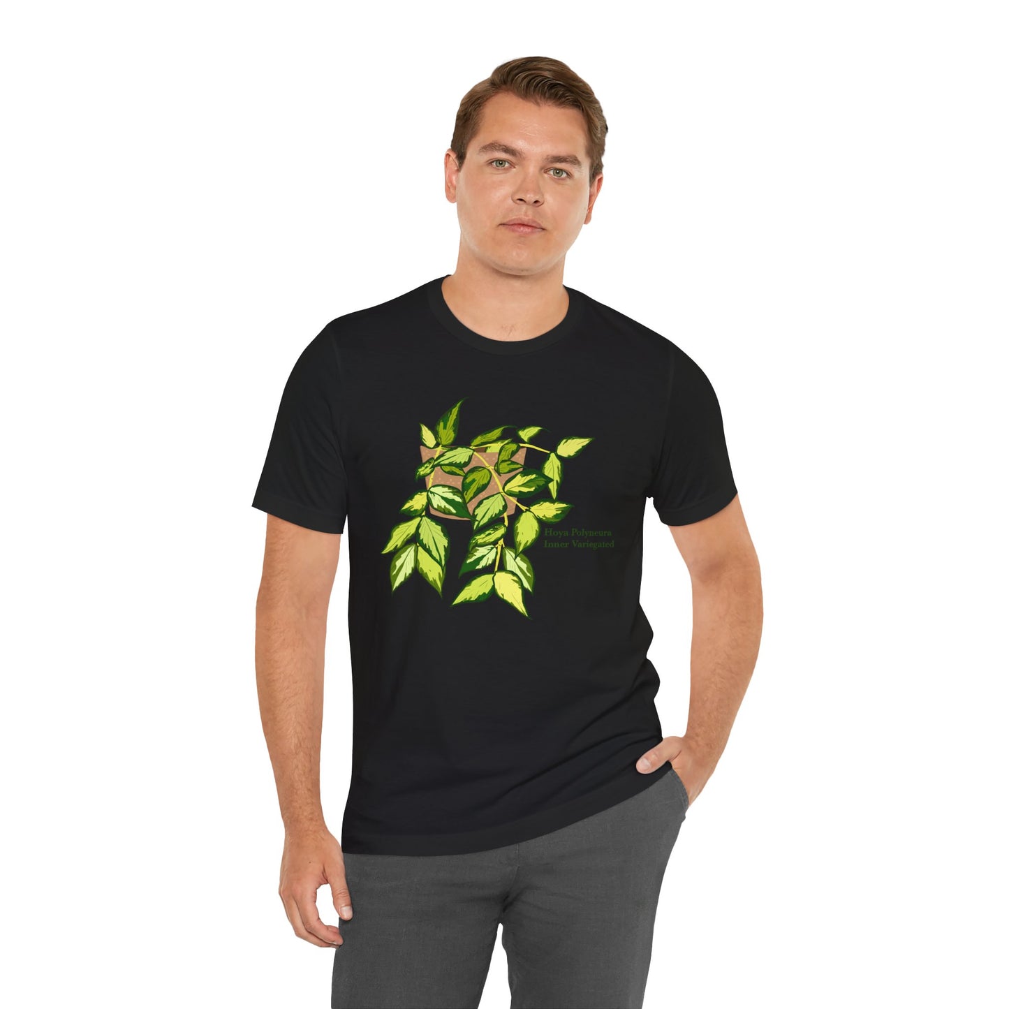 Hoya Polyneura Inner Variegated T-Shirt - Black