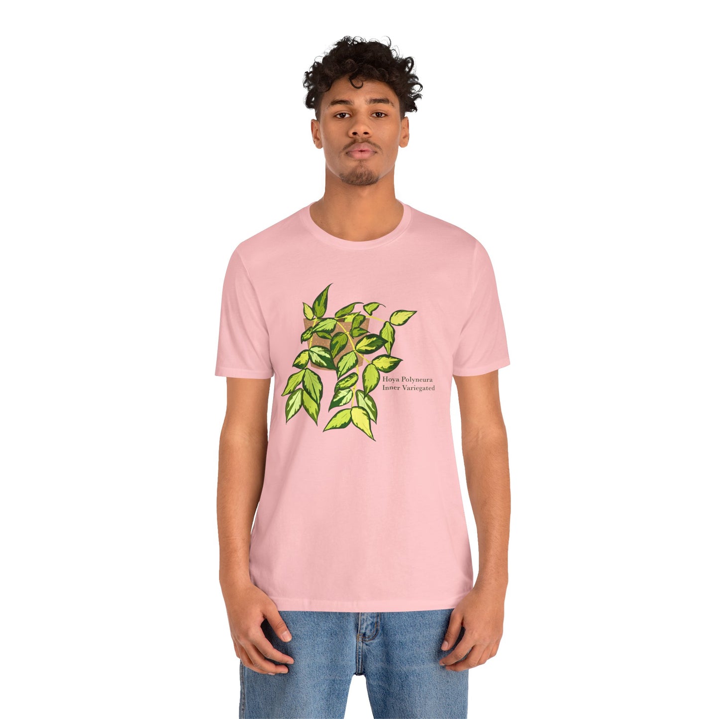 Hoya Polyneura Inner Variegated T-Shirt - Pink