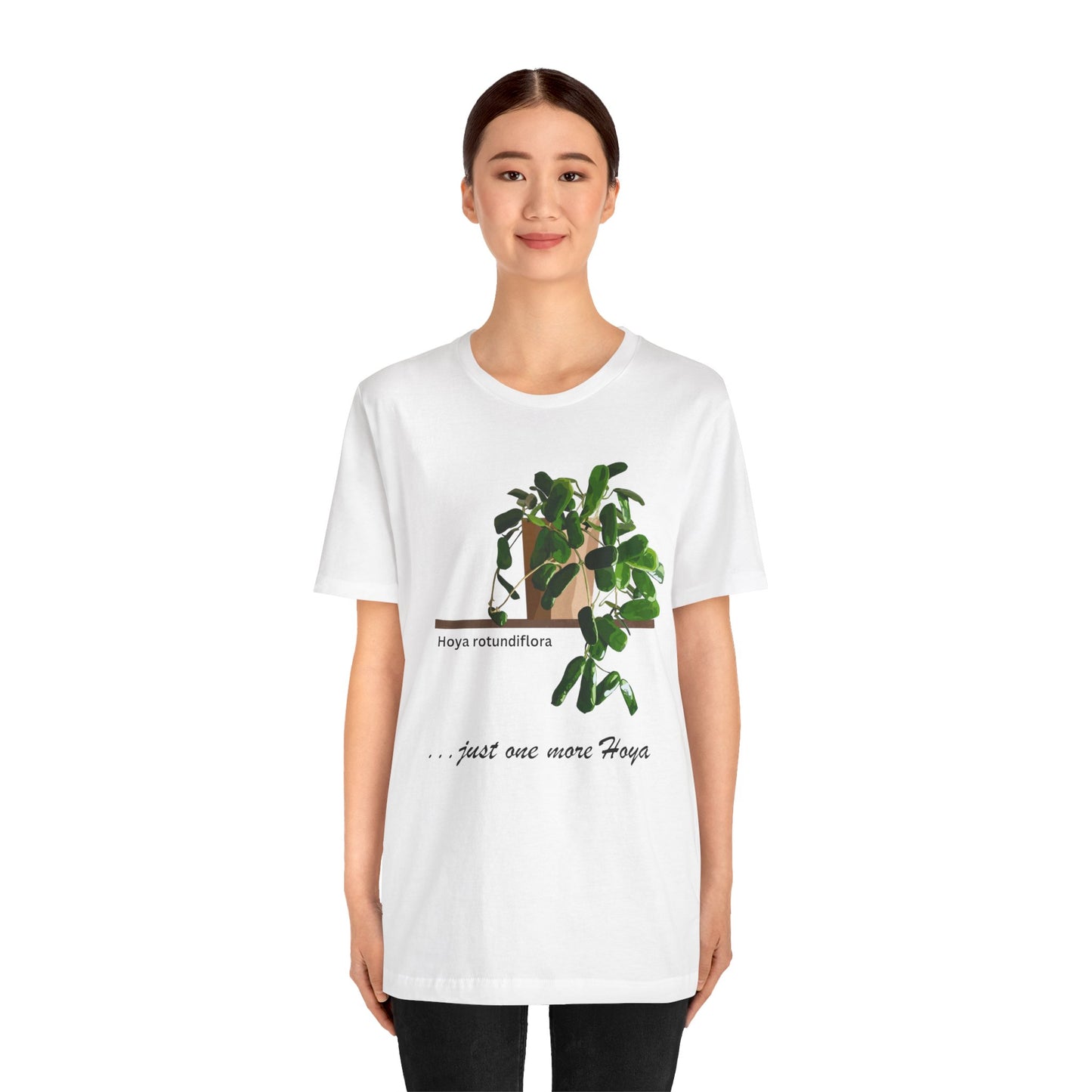 Hoya Rotundiflora Plant Lover T-shirt - White
