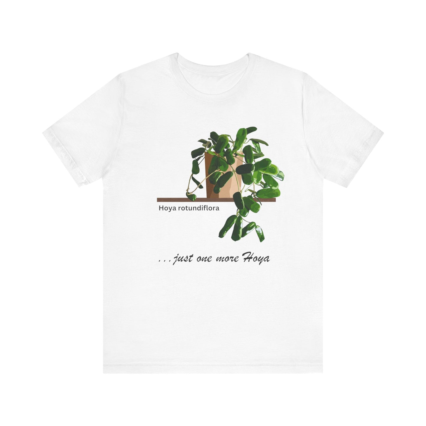 Hoya Rotundiflora Plant Lover T-shirt - White