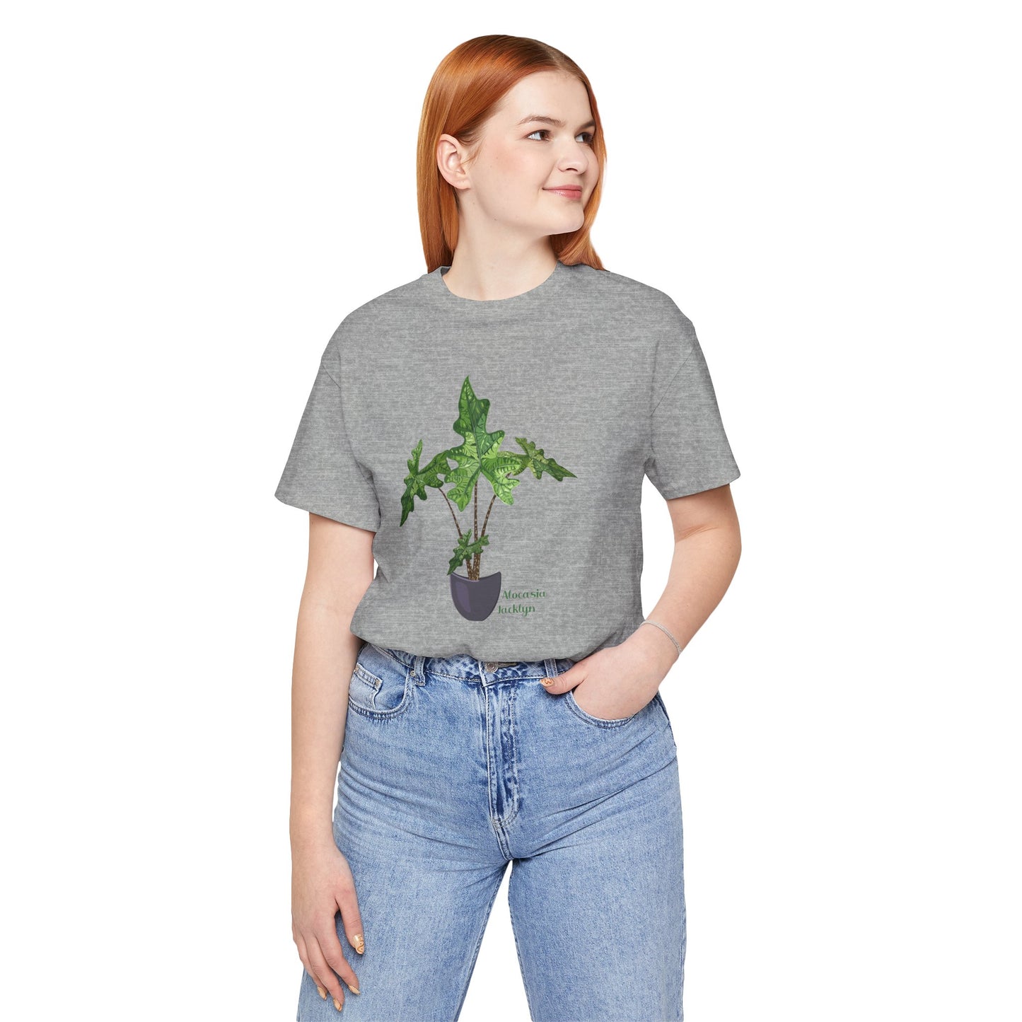 Alocasia Jacklyn Plant Lover T-Shirt - Athletic Heather