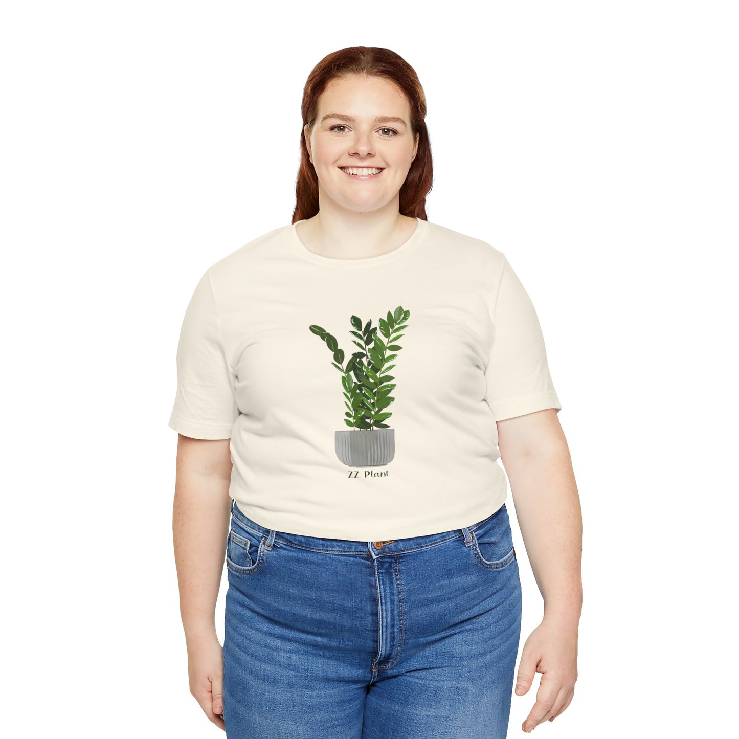 ZZ Plant Lover T-Shirt - White, Natural, Black