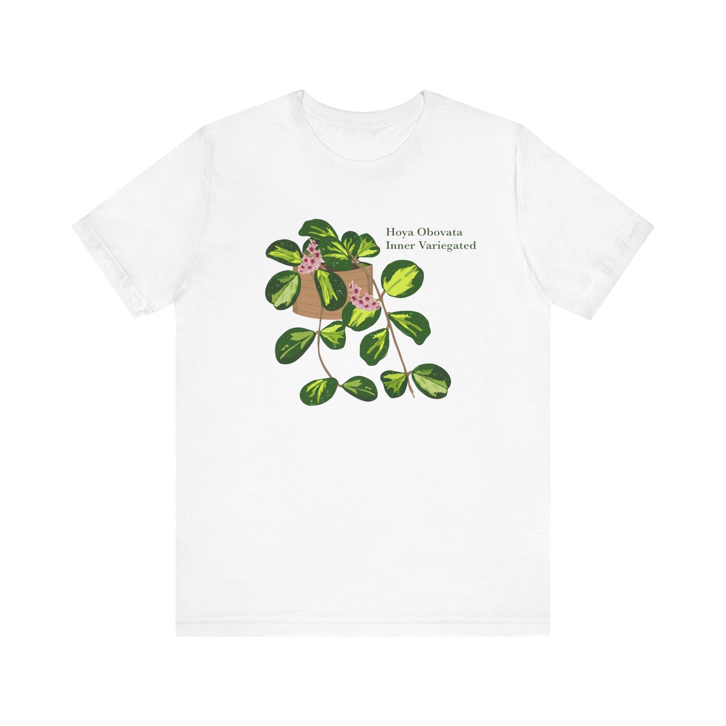 Hoya Obovata Inner Variegated T-Shirt - White