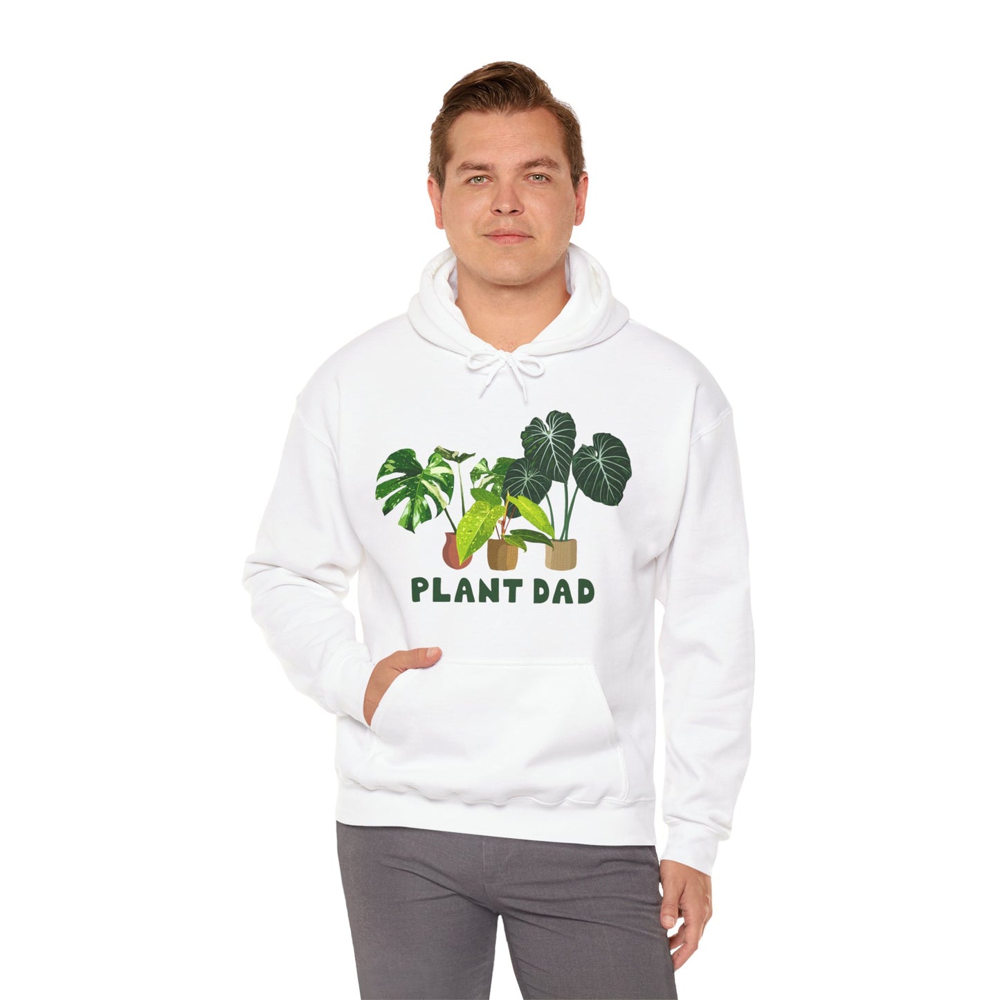 Plant Dad Hoodie - White