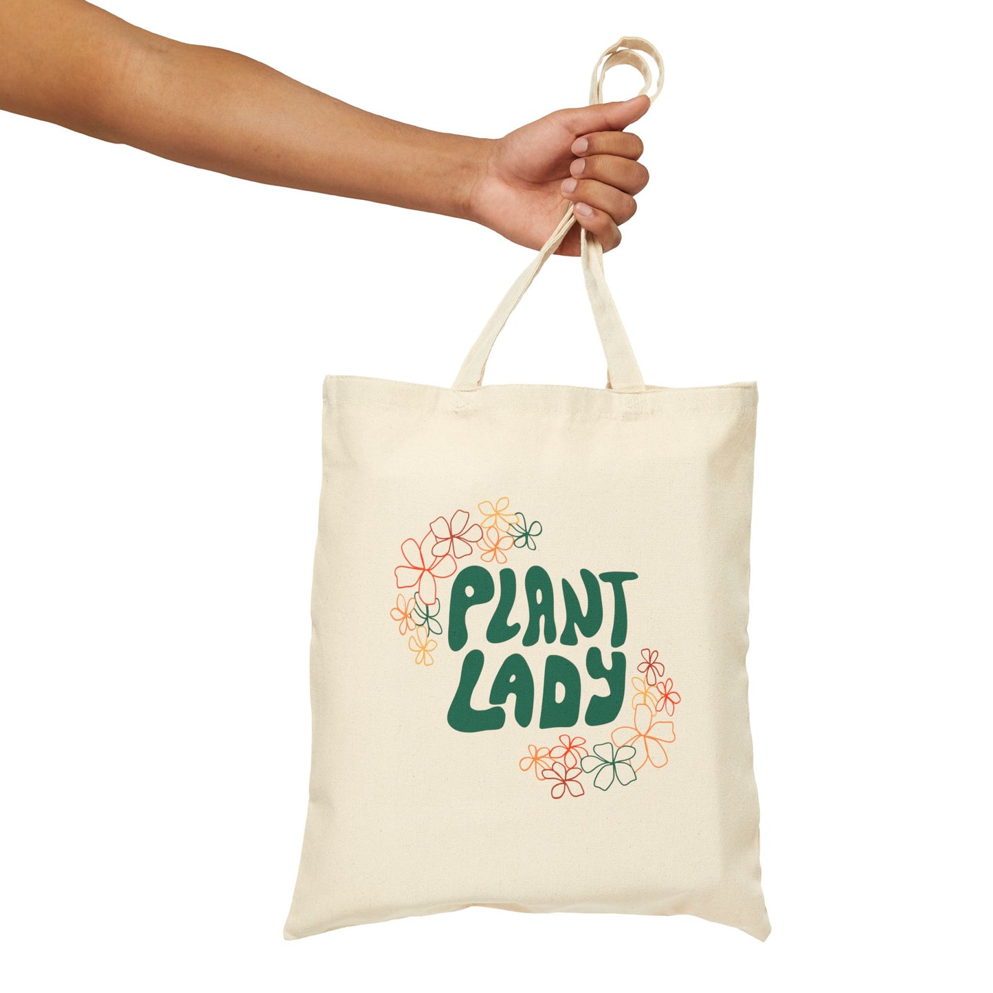 Plant Lady Canvas Tote Bag