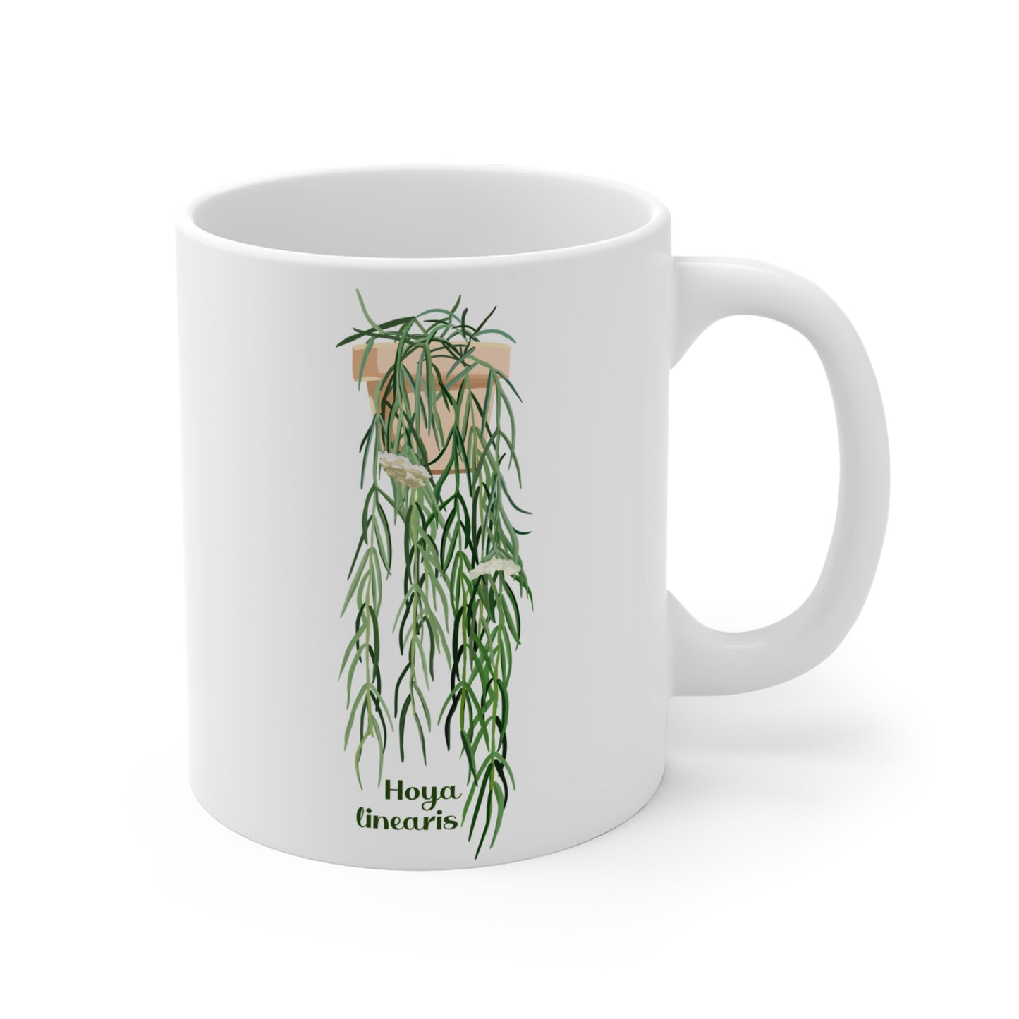 Hoya Linearis Plant Lover Mug - White