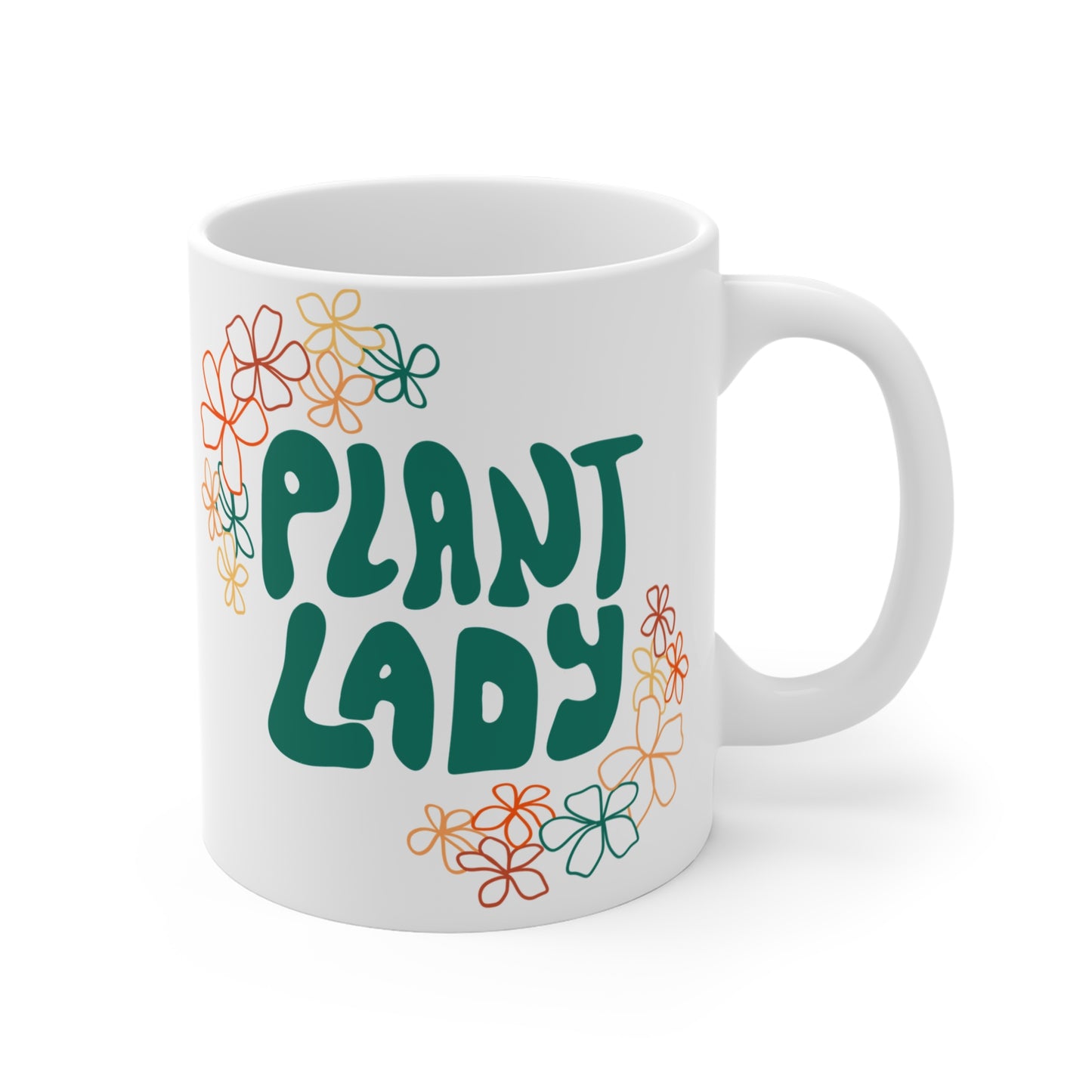 Plant Lady Mug - White