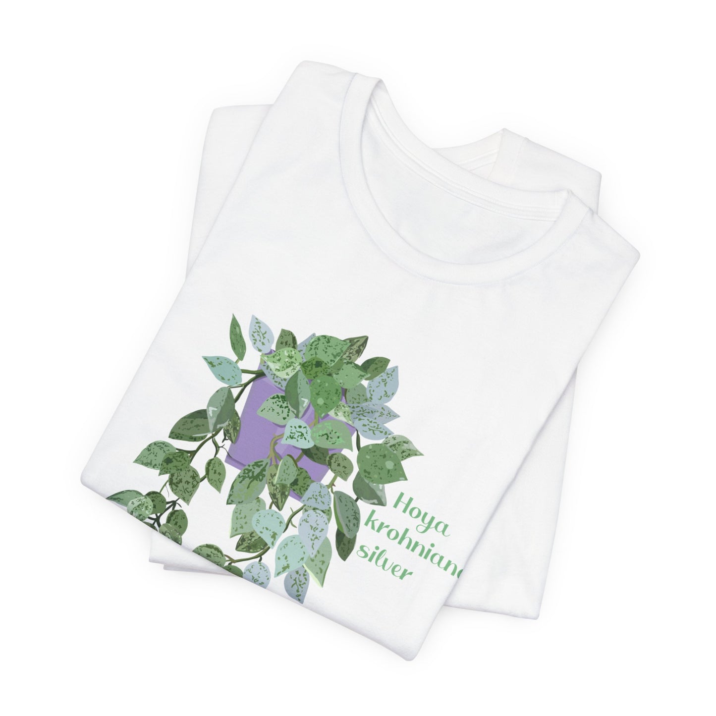 Hoya Krohniana Silver Plant Lover T-Shirt - White