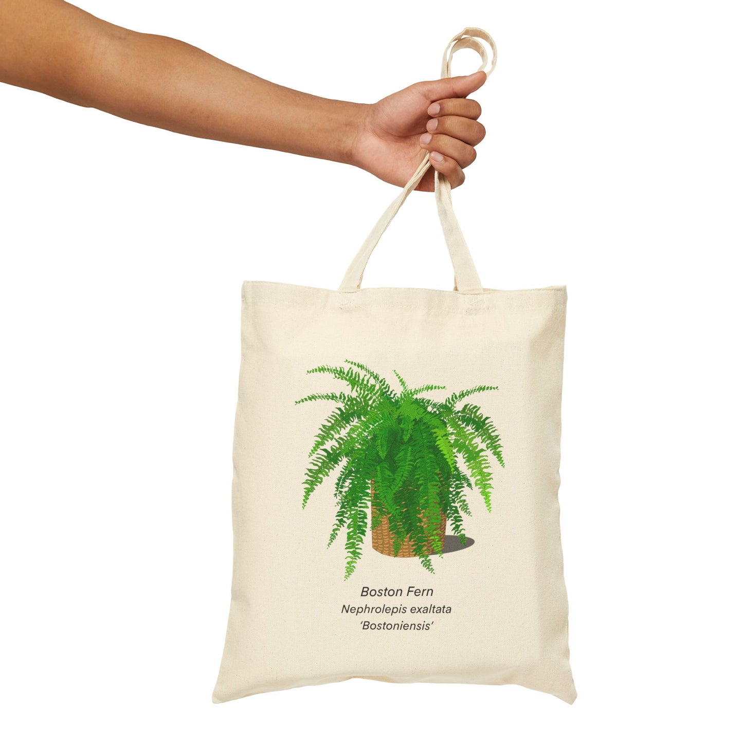 Boston Fern Canvas Tote Bag