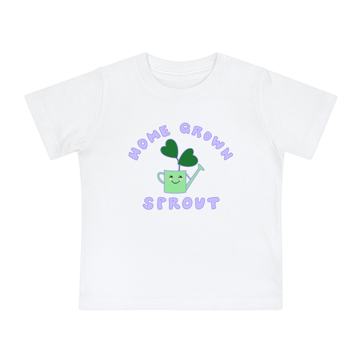 Home Grown Sprout Toddler T-Shirt, Plant Lover Kids Tee, Botanical Garden Child Top, Nature Inspired Baby Shirt, Gardening Gift