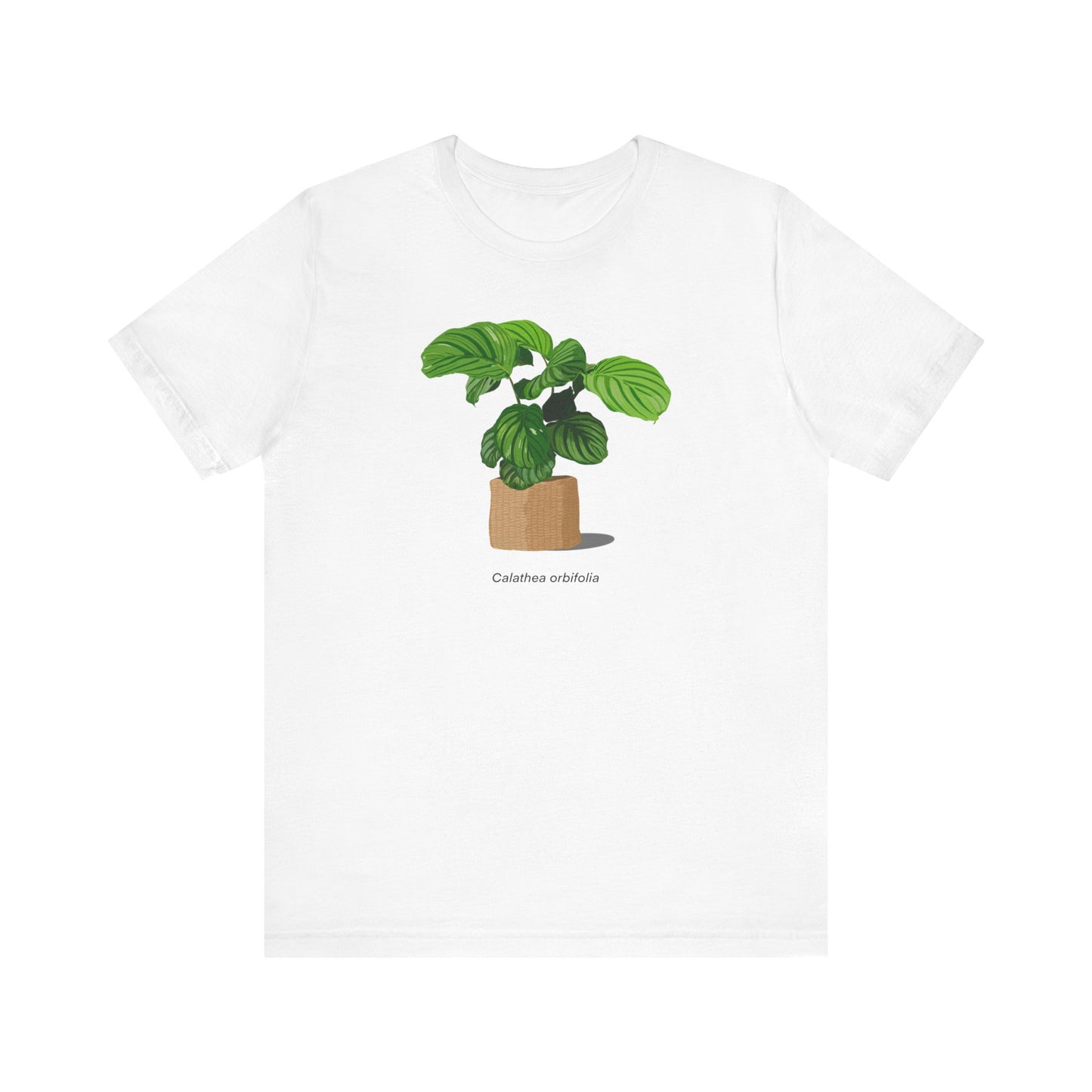 Calathea Orbifolia Plant Lover T-Shirt - White