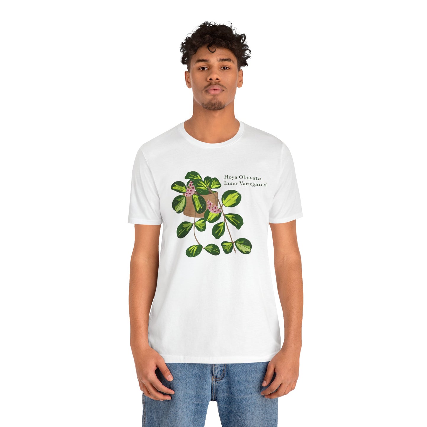 Hoya Obovata Inner Variegated T-Shirt - White