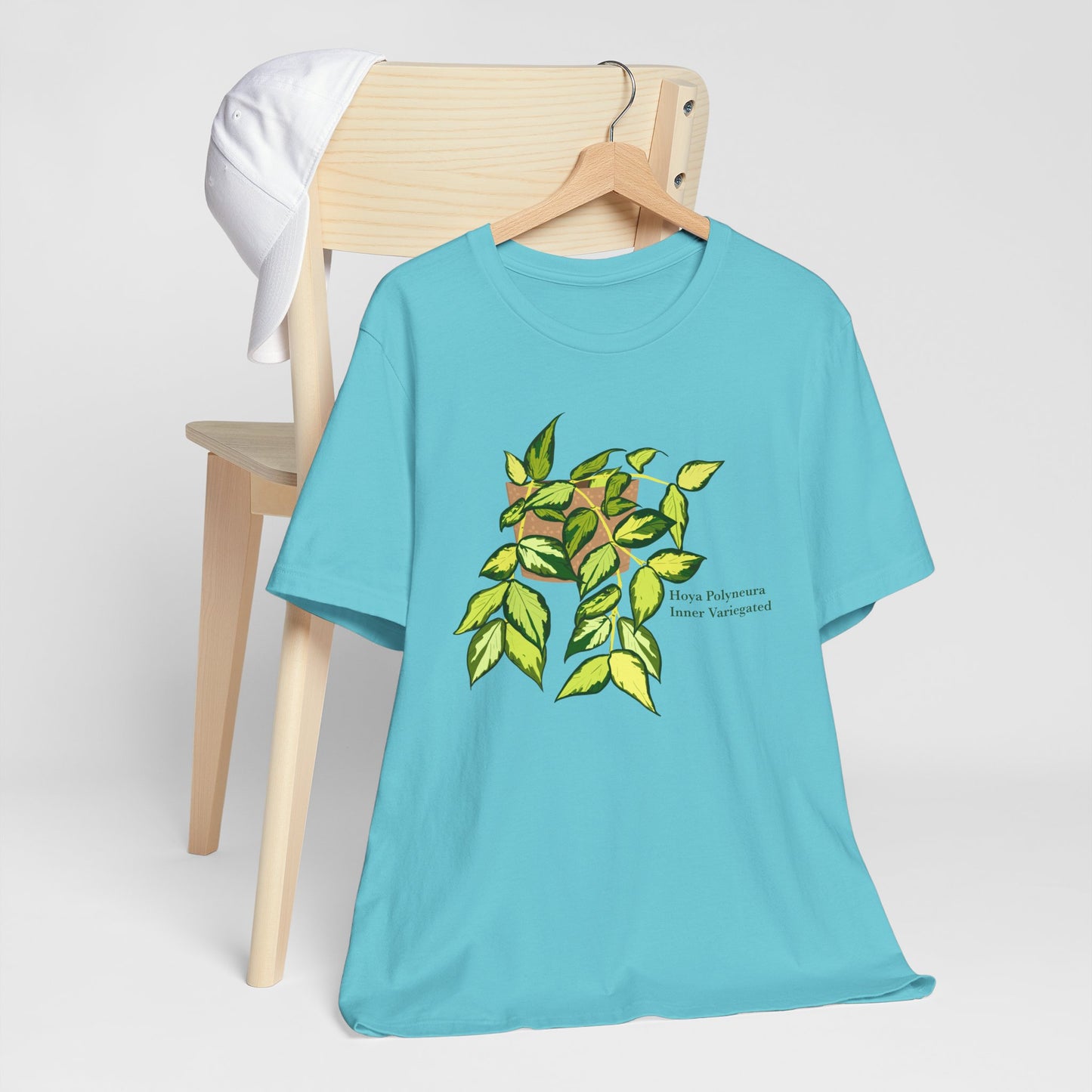 Hoya Polyneura Inner Variegated T-Shirt - Turquoise