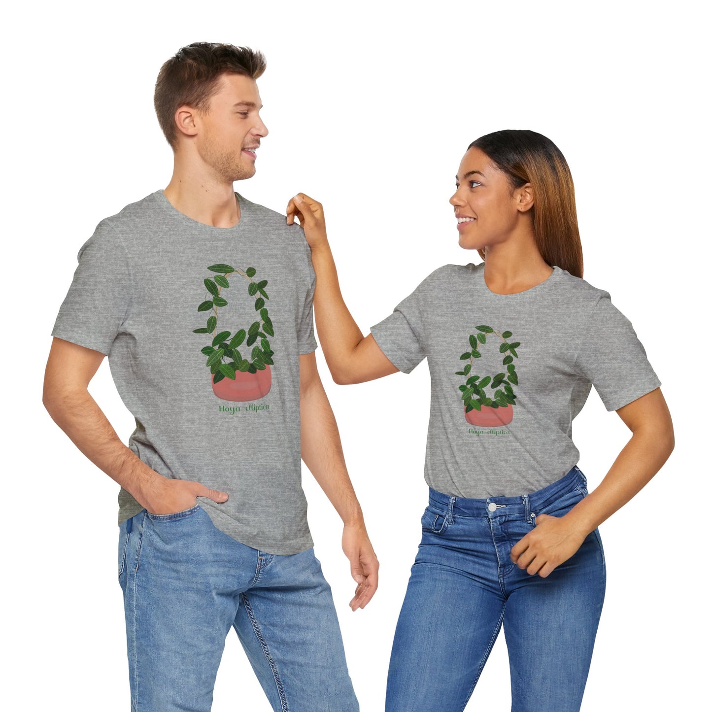 Hoya Elliptica Plant Lover T-Shirt - Athletic Heather