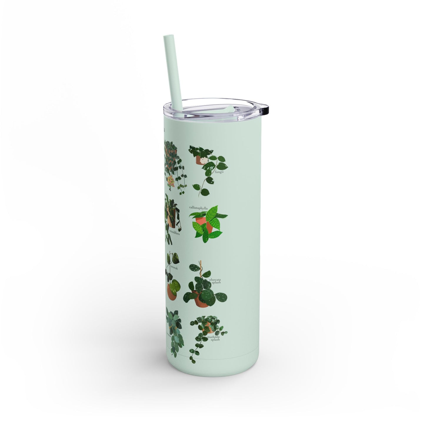 Hoya Chart Original Design on Maars Maker Skinny Matte Tumbler 20oz