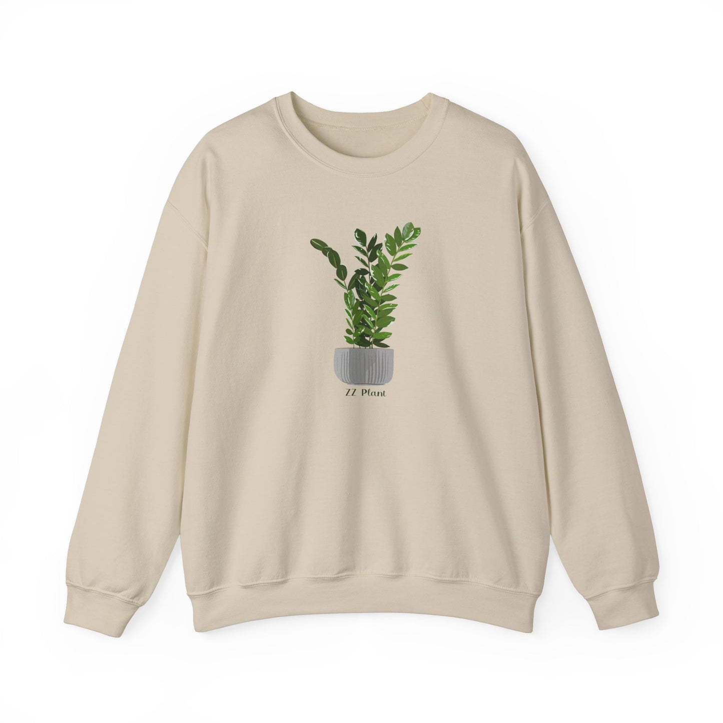 ZZ Plant Crewneck Sweatshirt - Beige