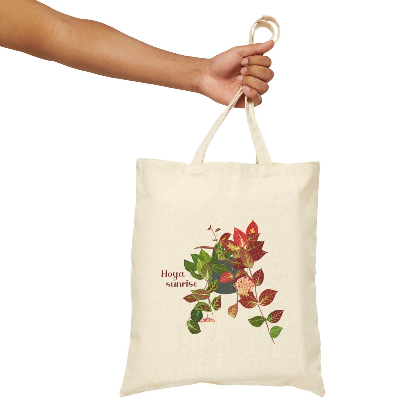 Hoya Sunrise Plant Lover Canvas Tote Bag
