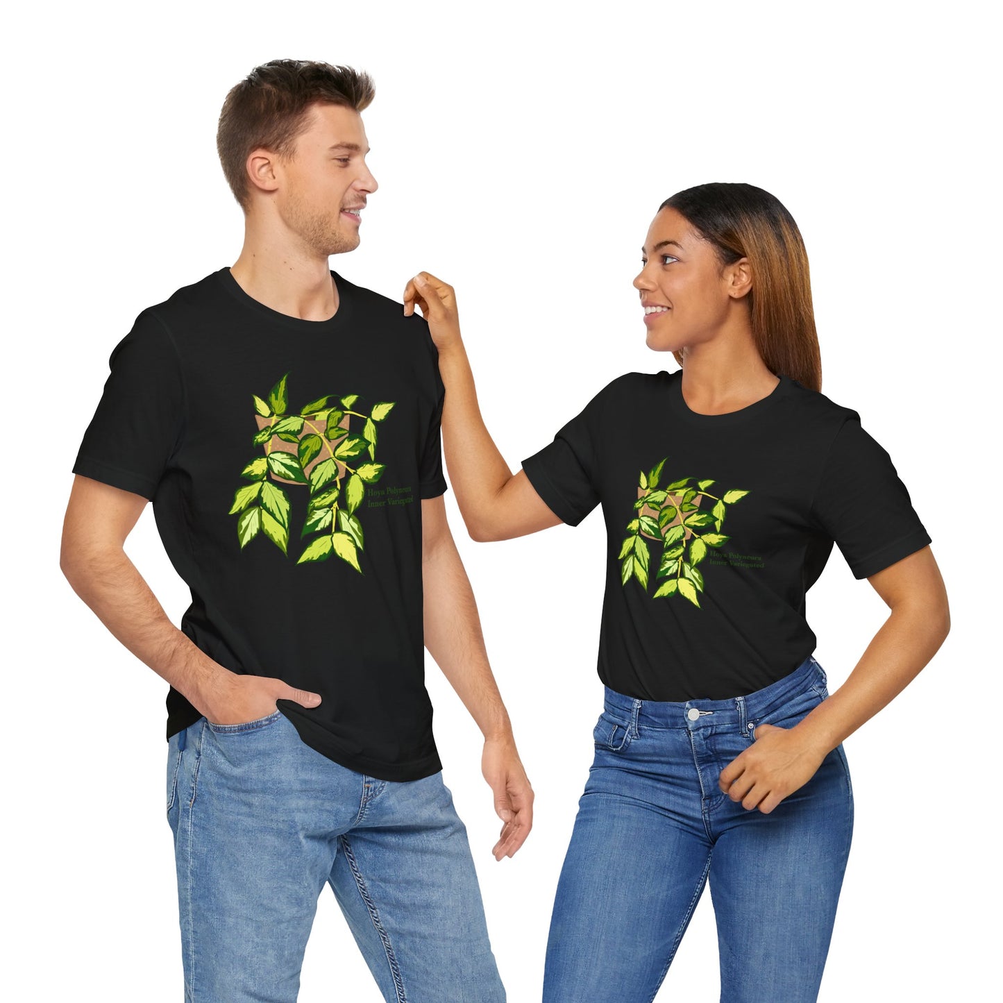 Hoya Polyneura Inner Variegated T-Shirt - Black