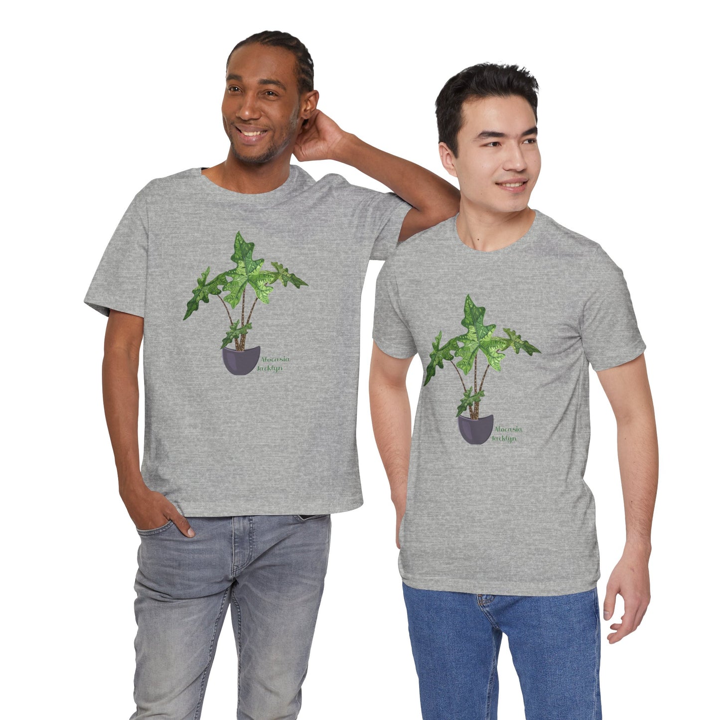 Alocasia Jacklyn Plant Lover T-Shirt - Athletic Heather