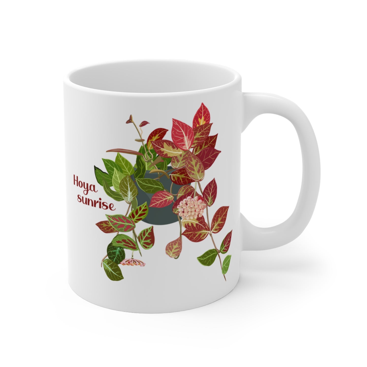 Hoya Sunrise Plant Lover Mug - White