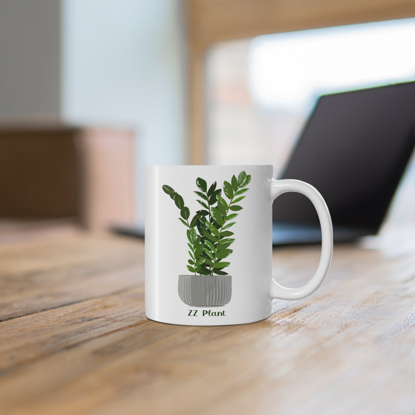 ZZ Plant Lover Mug - White