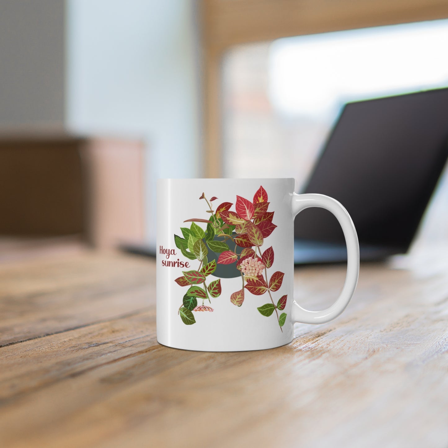 Hoya Sunrise Plant Lover Mug - White