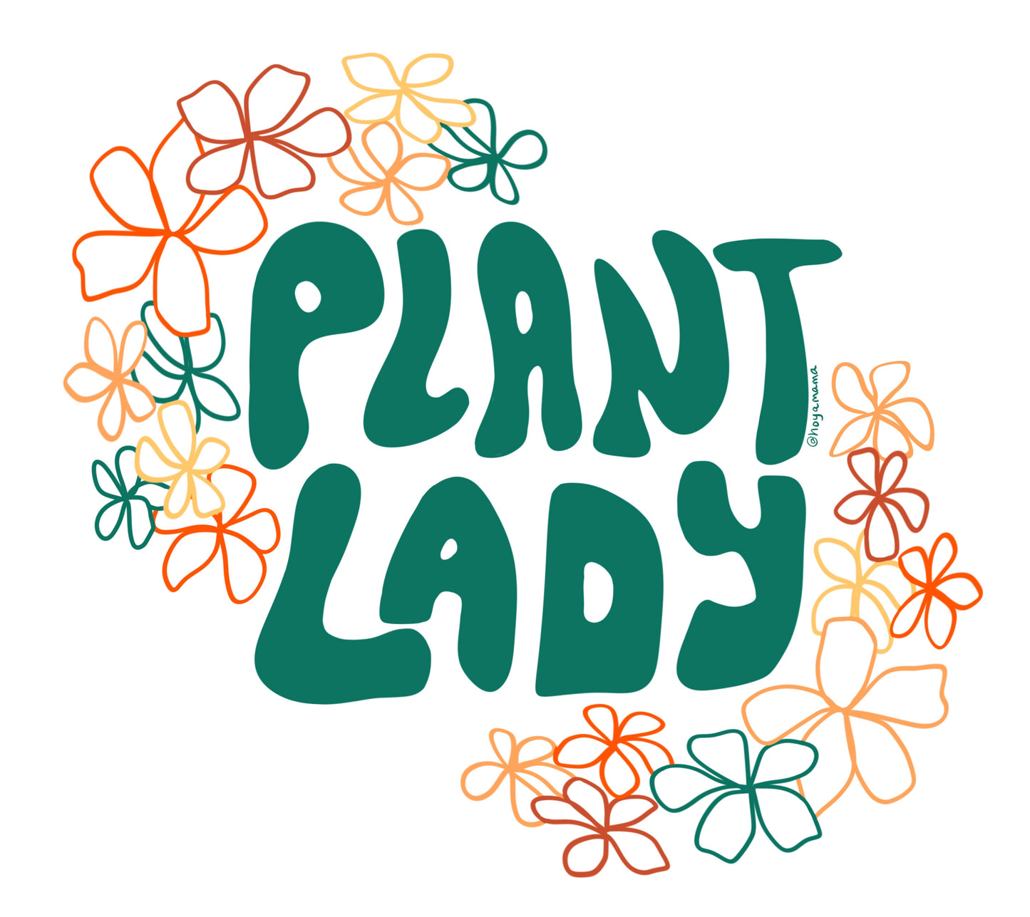 Plant Lady Plant Lover Sticker
