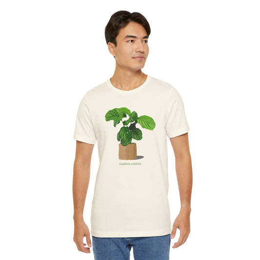 Calathea Orbifolia Plant Lover T-Shirt - White, Natural, Black