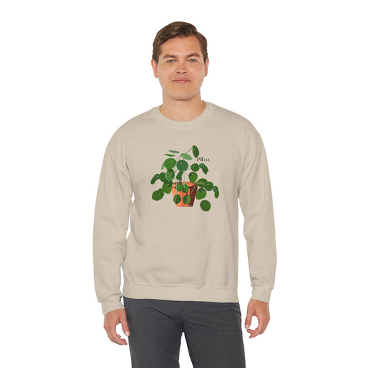 Pilea Peperomioides 'Chinese Money Plant' Plant Lover Crewneck Sweatshirt