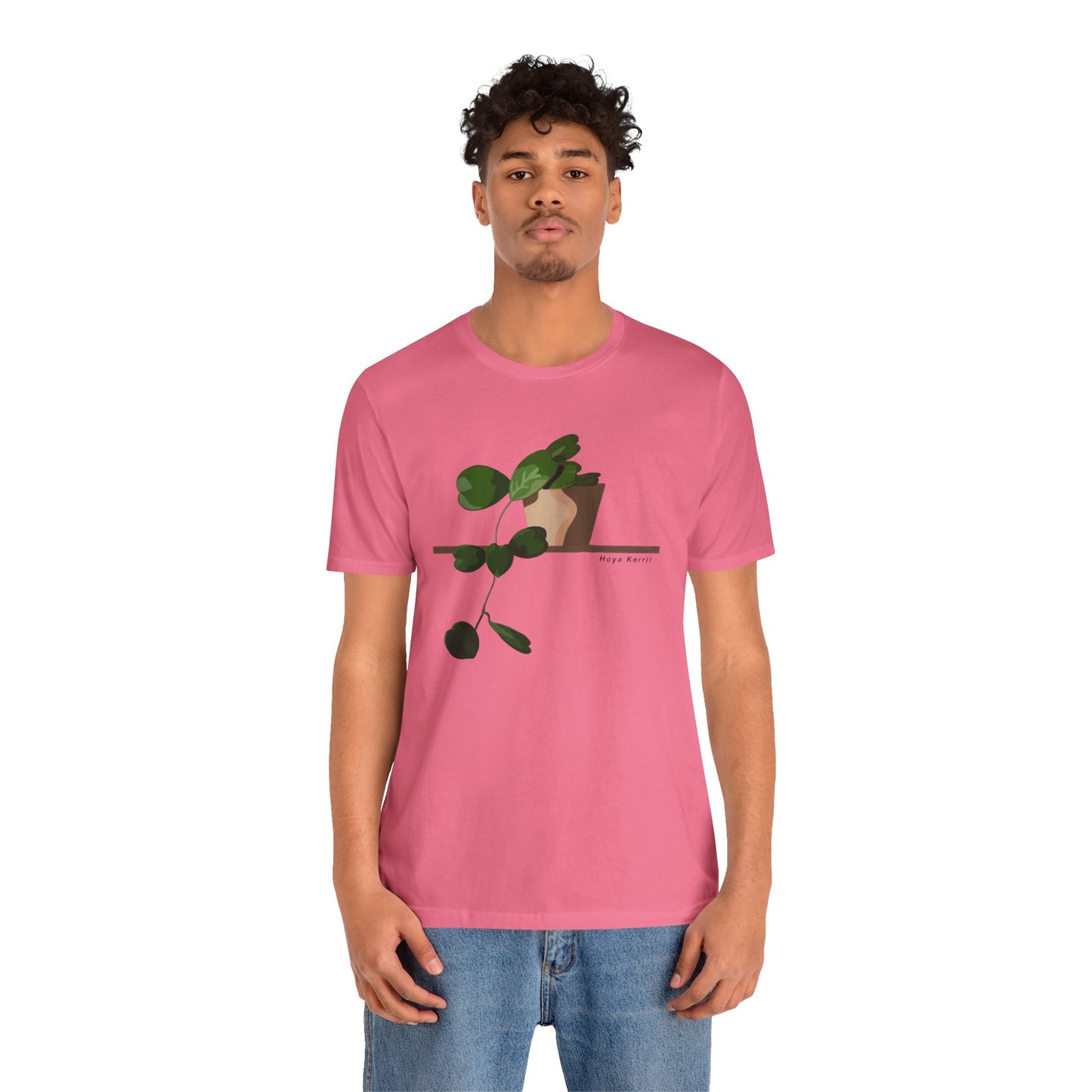 Hoya Kerrii Plant Lover T-Shirt - Pink