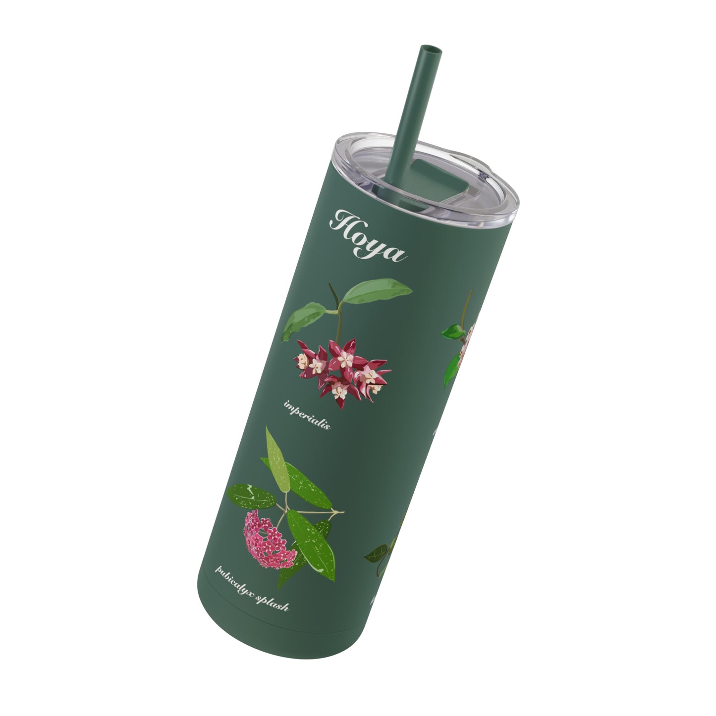 Hoyas in Bloom Maars Maker Skinny Matte Tumbler, 20oz.  Beautiful tumbler to take with you to work, gym, hike or plant shopping!