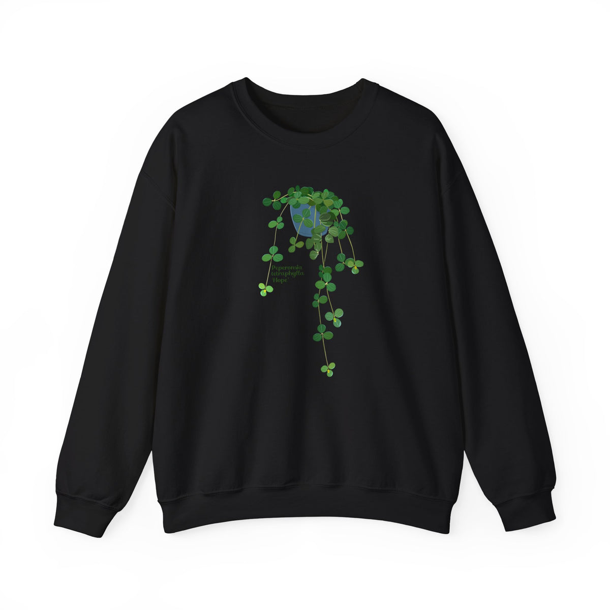 Peperomia Tetraphylla 'Hope' Plant Lover Crewneck Sweatshirt