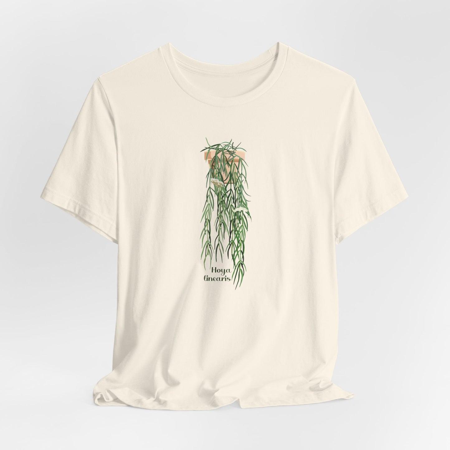 Hoya Linearis Plant Lover T-Shirt - White, Natural, Black