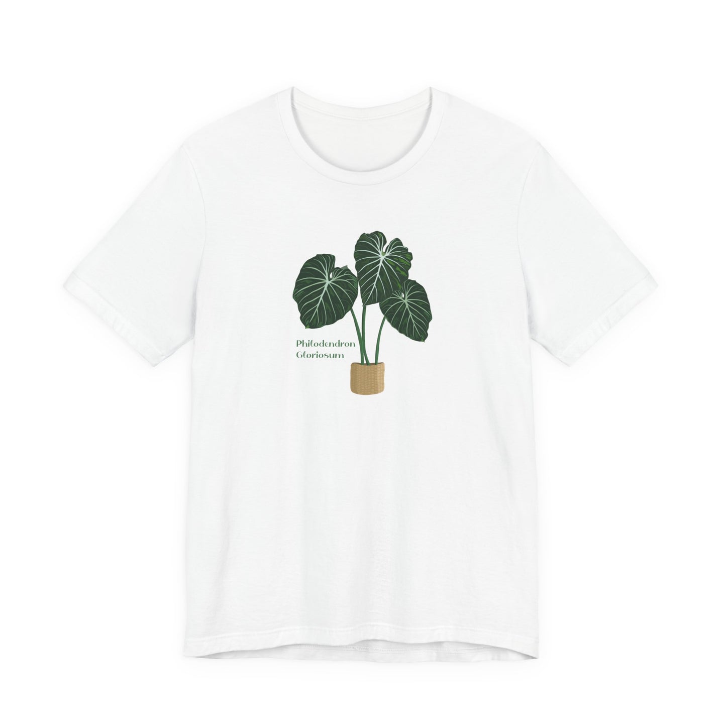 Philodendron Gloriosum Plant Lover T-Shirt - White, Natural, Black